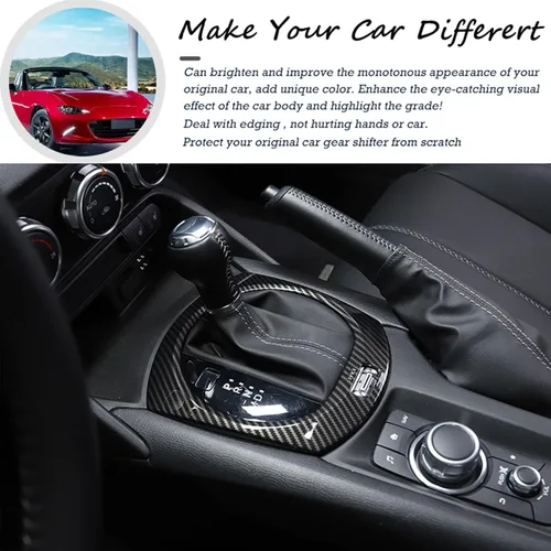 Vista 5 de Adhesivos para moldura de panel de engranajes de control de ABS para automóvil, marco de engranajes de control de automóvil, calcomanías para Mazda
