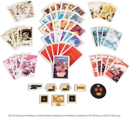 Vista 6 de Asmodee Juego de mesa LEGO Ninjago: Destiny's Bounty Adventures