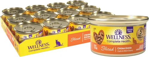 Vista 11 de Wellness Natural comida enlatada, para gatos, libre de granos, Anaranjado