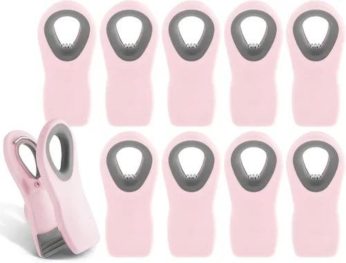 Vista 48 de COOK WITH COLOR Clips para bolsas de chips con imán para almacenamiento de alimentos con agarre hermético para bolsas de pan, bolsas de aperitivos
