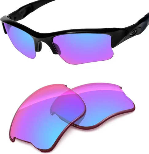Vista 2 de Lentes de repuesto de rendimiento compatibles con Oakley Flak Jacket XLJ Flak Jacket XLJ Asian Fit (AF) - HD Trail Ruby