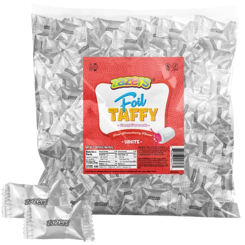 Vista 10 de Black Foils - Caramelos dulces y ácidos, bolsa de 1 libra de caramelos kosher con temática de color negro envueltos individualmente con sabor a