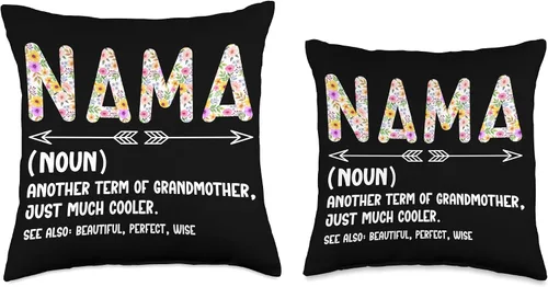 Vista 3 de Nama Definition Nama Grandma Nama Grandmother - Cojín para almohada