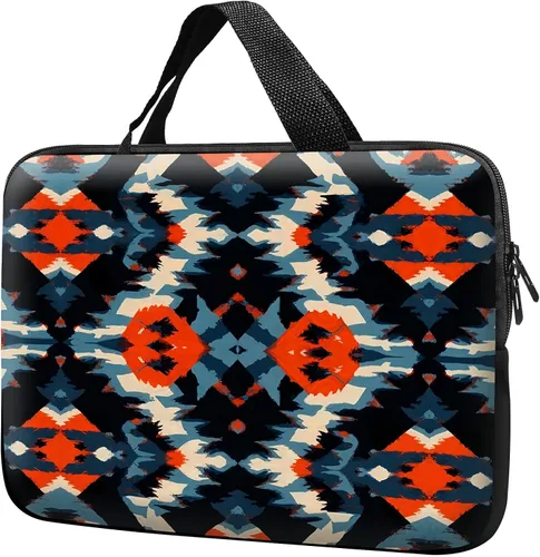 Vista 17 de Funda para laptop con asa de 10 pulgadas, impermeable, diseño de lentes de sol de alpaca, funda para computadora compatible con MacBook Air, Pro