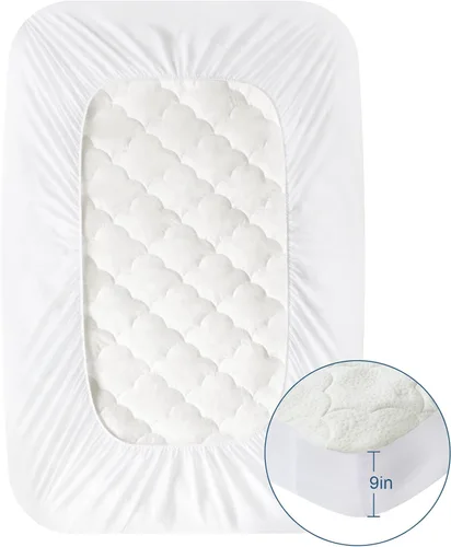 Vista 6 de Protector de colchón de aire para niños, impermeable, compatible con cama inflable Intex Cozy Kidz