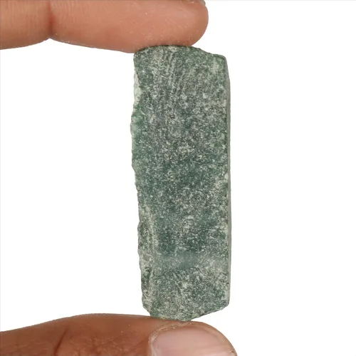 Vista 4 de GEMHUB Cristal curativo de jade verde crudo natural para múltiples usos, 57.4 CT., M, Gema, jade verde birmano