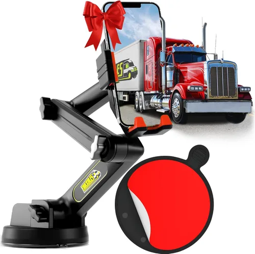Vista 11 de Truckules - Soporte de teléfono para camión + almohadilla para tablero Negro