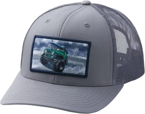 Vista 25 de HUK - Gorra de camionero de malla para hombre con cierre a presión Gorra de pesca antirreflectante