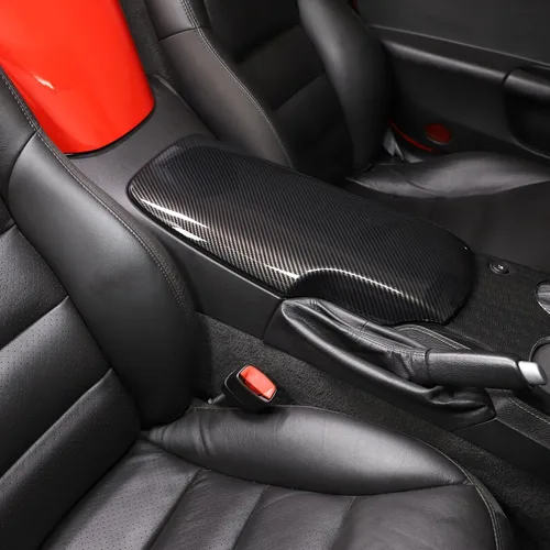 Vista 4 de Cubierta de panel de caja de reposabrazos compatible con Chevy Corvette C6 2005-2013, caja de reposabrazos de control central, accesorios