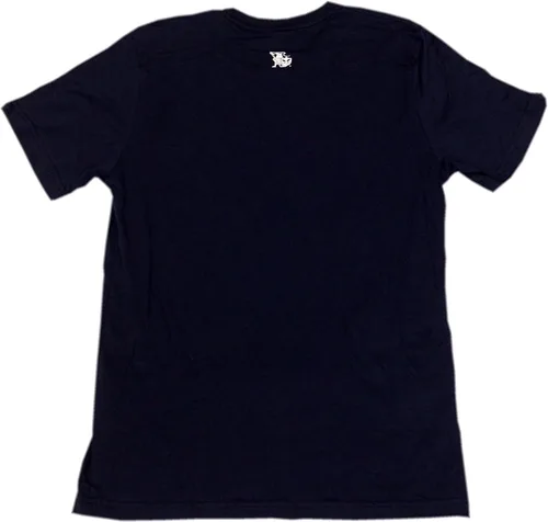 Vista 2 de Wrigley Field Chicago Navy Tri-Blend Jersey Camiseta
