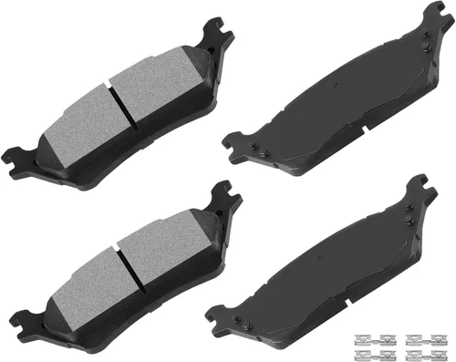Vista 22 de cciyu Juego de pastillas de freno delanteras de cerámica profesional D681 para BMW 530i, 97-03 para BMW 540i, 95 97-01 para BMW 740i, 95-01 para BMW