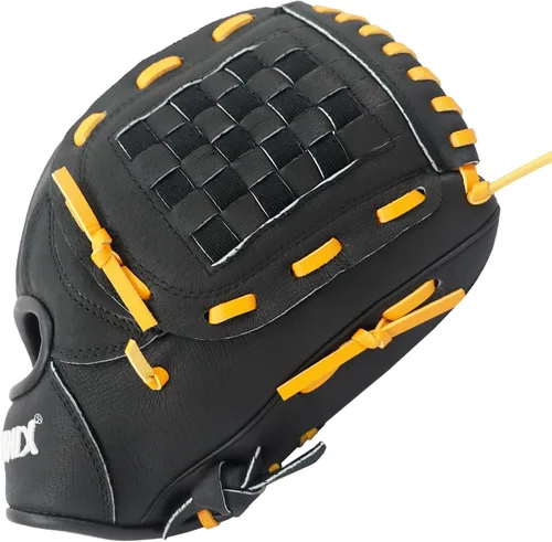 Vista 2 de PHINIX Guantes de béisbol juveniles de piel de cerdo múltiples estilos de 11 a 12 pulgadas