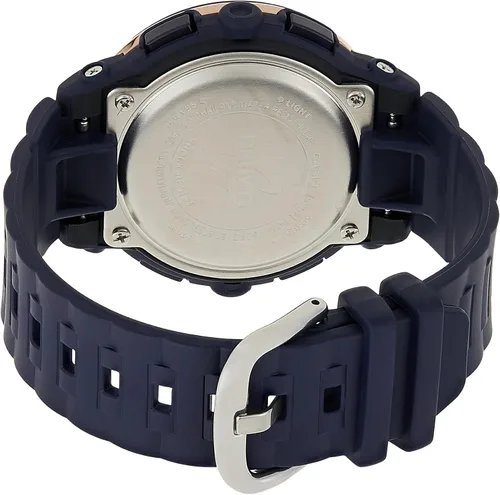Vista 2 de Casio Analog-Digital Casual cuarzo para mujer Baby-G Casio BGA-150PG-2B1 Azul Patchwork Movimiento de cuarzo
