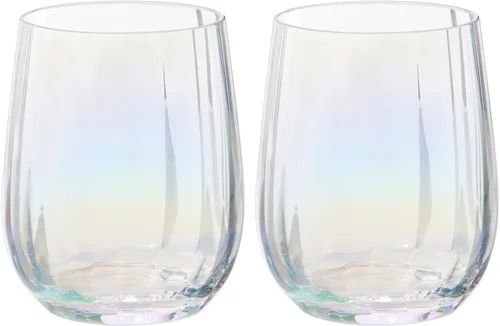 Vista 4 de Vasos Palazzo DOF - Cristalería hecha a mano - Vasos DOF - Vasos de cóctel - Juego de 2