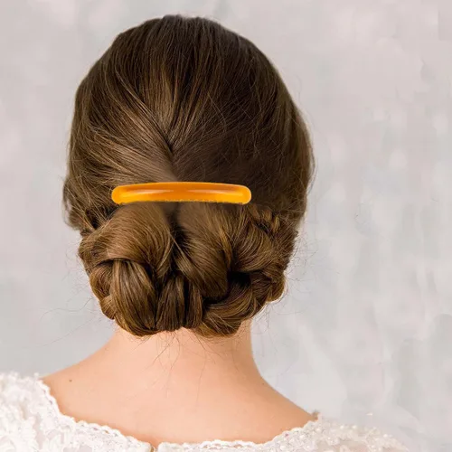 Vista 4 de ELANE 24 peines de plástico para cabello lateral con dientes para el cabello, accesorios para el cabello, peine para velo de boda para mujeres