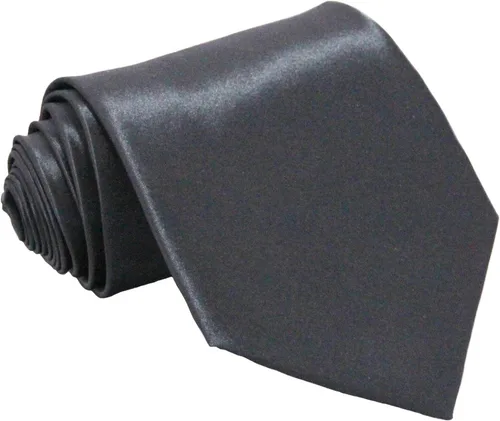 Vista 31 de Soophen corbata para hombre 3.75 pulgadas de color sólido