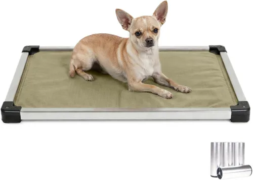 Vista 26 de K9 Ballistics - Cama para jaula de perro, a prueba de mordiscos, acolchada y blindada, prácticamente indestructible, patas incluidas