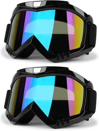Vista 14 de Gafas de Motocross – Gafas MX para ATV, Motocicleta, Snowboard, Dirtbike y Deportes de Motor – Antiniebla, UV400, Antiarañazos, A Prueba de Polvo