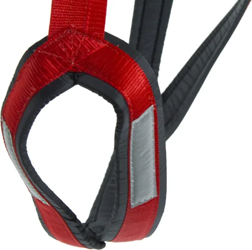 Vista 2 de Neewa Arnés X-Back Racing – Grande, rojo Equipo duradero para esquiar en trineo para perros Ajuste cómodo ajustable Cuello 17 pulgadas, pecho