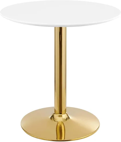 Vista 7 de Modway EEI-4746-GLD-BLK Verne - Mesa de comedor de mármol artificial de 28 pulgadas, color negro dorado