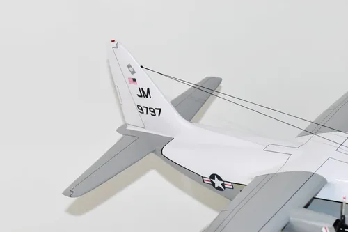 Vista 6 de Lockheed Martin® C-130F Hercules®, VR-24 Det Rota (1978) Model, 21" Mahogany Scale