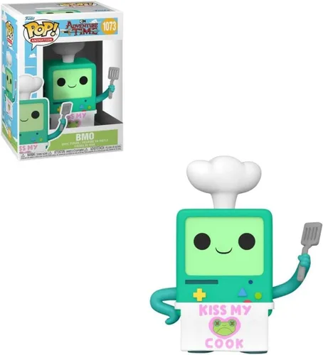 Vista 7 de Funko Adventure Time - Figura de vinilo BMO Cook Pop! (incluye funda protectora compatible con caja Pop Box)