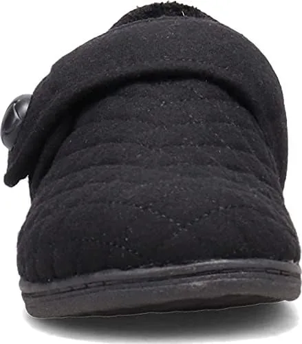 Vista 2 de Vionic Women's Indulge Jackie Flannel Slip On Slipper- Comfortable Spa House Slippers that include Three-Zone Comfort with Orthotic Insole Arch