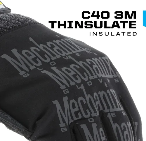 Vista 2 de Mechanix Wear: ColdWork - Guantes de trabajo de invierno originales con ajuste seguro, equipados con Thinsulate 3M de 1.41 oz, resistente al viento