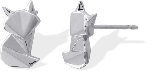 Vista 2 de Boma Joyería de plata de ley con diseño de zorro de origami Poliéster