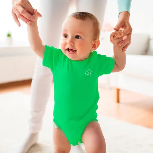 Vista 5 de Gender-Neutral, Baby Short-Sleeved BodysuitsOnesies, 100% Cotton USA
