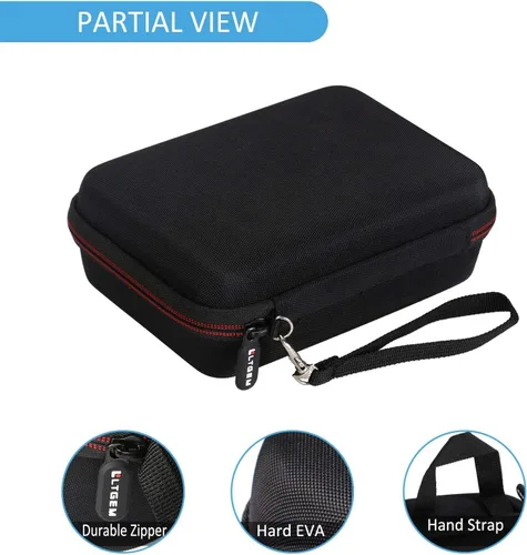 Vista 3 de LTGEM - Funda de transporte para robot de codificación de bits Ozobot. Se adapta a cable de carga USB, campo de juego, piel, 4 marcadores de código