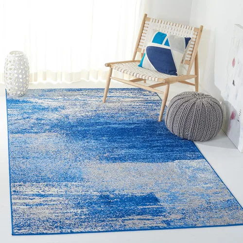 Vista 60 de SAFAVIEH Colección Adirondack Alfombra de Pasillo - 2'1" x 6', Marfil y Salvia, Diseño Abstracto Moderno, No Desprende Pelusa y Fácil Cuidado, Ideal