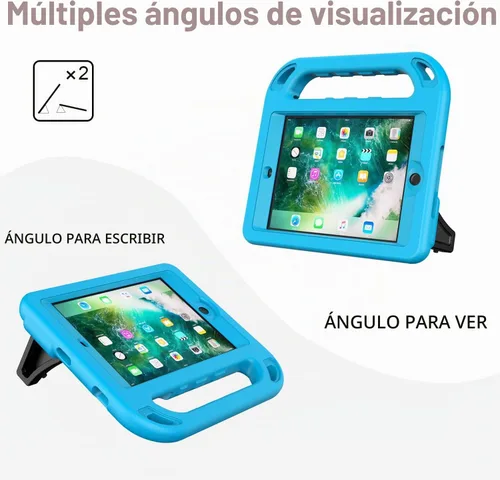Vista 5 de BMOUO Funda para iPad mini 1 2 3, iPad mini 1/2/3 para niños – Protector de pantalla integrado, a prueba de golpes, ligera, funda rígida con soporte