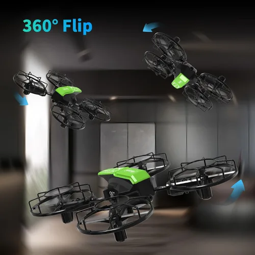 Vista 4 de LE-IDEA IDEA9 Drone montado con modelo de competencia RC Quadcopter, 3 Speed Modes Headless Mode, Propeller Protection, 2 Batteries, Educational