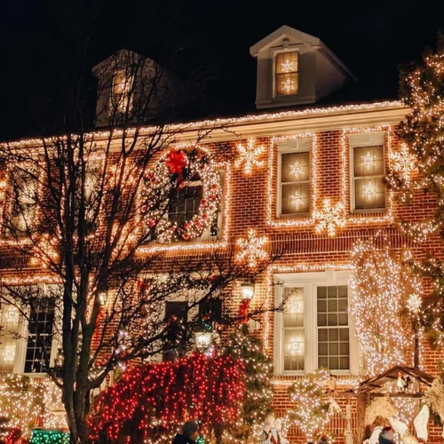 Vista 6 de TW SHINE - Luces de Navidad que cambian de color, 200 luces LED RGB de 66 pies, luces de Halloween para exteriores con control remoto, impermeables