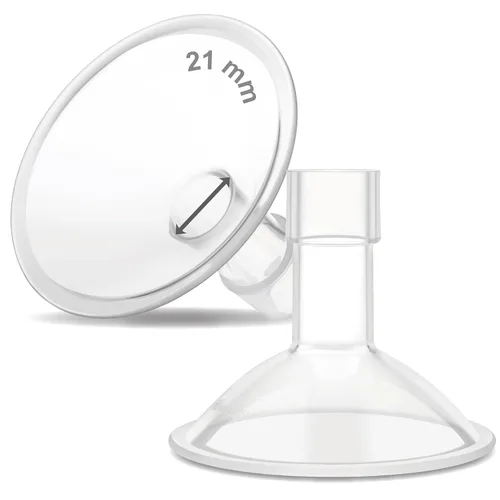 Vista 41 de Maymom MyFit Crater Series - Protector de pecho pequeño de 0.394 in con diseño de dos piezas compatible con piezas de bomba Medela; reemplazo