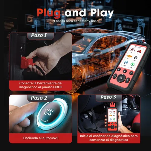 Vista 8 de Autel MaxiDiag MD808 PRO OBD2 Escáner, herramienta de diagnóstico para todos los sistemas, versión mejorada de MD806 MD802, 7 servicios especiales