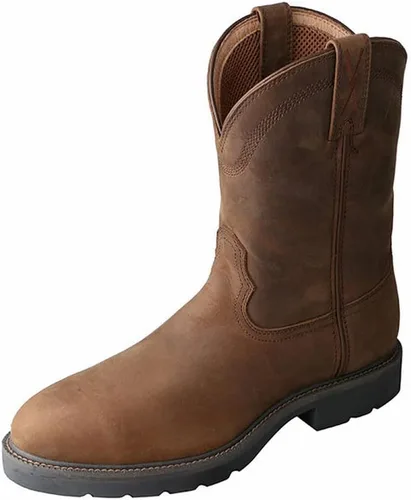 Vista 7 de Twisted X Botas Tech X para hombre de 12 pulgadas, botas occidentales casuales para hombre Marrón