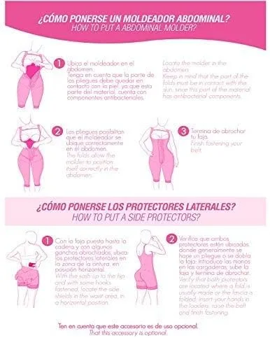 Vista 6 de M&D 0105 - Tabla de compresión para abdominales y liposcirugía, para después de la abdominoplastia, color gris, Gris 9105