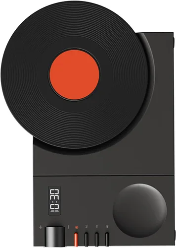 Vista 5 de Altavoz Bluetooth retro, tocadiscos vintage, altavoz Bluetooth, altavoz fonógrafo clásico a la antigua, tocadiscos, regalo creativo de aspecto lindo