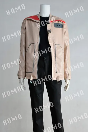 Vista 2 de XOMO Finn Cosplay Disfraz de Stormtrooper Uniforme, traje completo