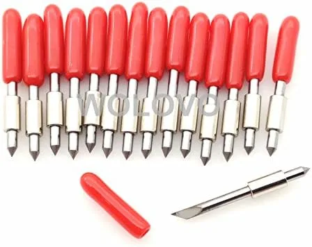 Vista 4 de 15pcs 45 grados Graphtec CB15/CB15U cortador de vinilo Plotter/Impresora Cuchillas