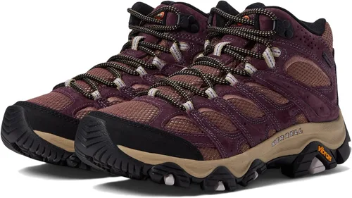 Vista 4 de Merrell Moab 3 Mid - Zapatos impermeables para mujer, construcción con cordones, ajuste seguro y puntera protectora