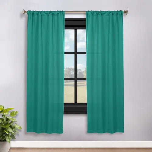 Vista 48 de Superior Cortinas opacas, oscurecimiento de habitación, dormitorio, cortinas, cocina, detalles de ventana de sala de estar, bloqueo solar, térmico
