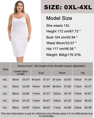 Vista 6 de Vlazom Vestidos de talla grande para mujer, con cuello en V, suave camisón con tirantes delgados ajustables, mini vestido casual debajo