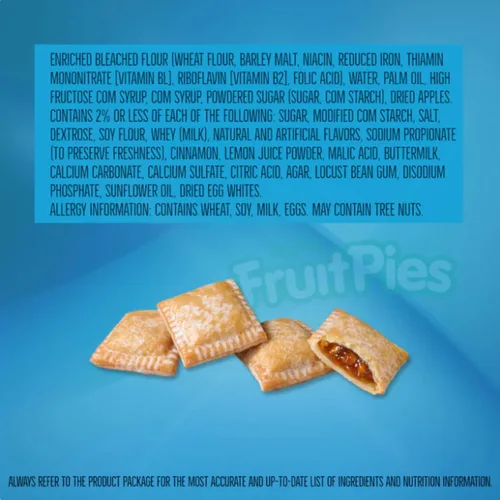 Vista 3 de Drake's Fruit Pies 32 pasteles envueltos individualmente de manzana, 4 onzas