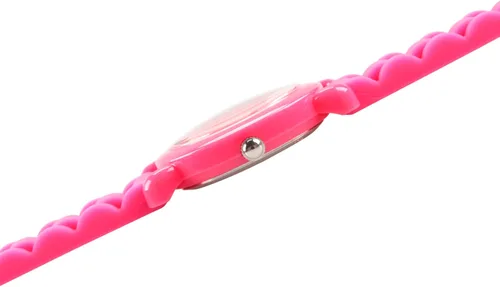 Vista 4 de Disney Minnie Mouse - Reloj analógico de cuarzo para niños, Rosado