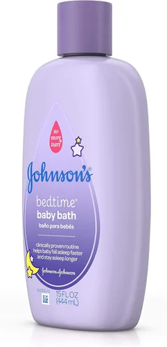 Vista 8 de Baño Johnson BedTime que ayuda a los bebés a dormir, 15 fl. Oz.