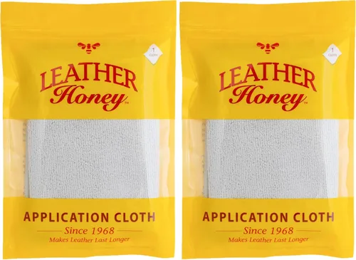 Vista 10 de Paño de aplicación de cuero que no genera pelusa - perfecto para utilizar con los mejores productos acondicionadores de cuero, desde 1968