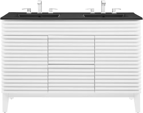 Vista 116 de Modway Render 23.5" tocador de baño en nogal (lavabo no incluido)